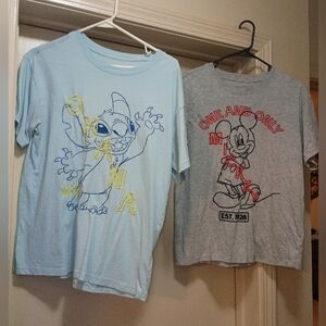 Disney Mickey Mouse And Stitch T-Shirt